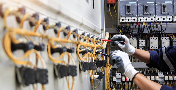 Professional Electrician technician working in Larimore, ND